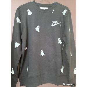 Nike Halloween Crewneck Sweatshirt Ghosts Front And Back Size XSmall